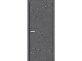 Межкомнатная Дверь Каркасно-Щитовая el’PORTA (Portika) Граффити-5.Д Экошпон Slate Art 800х2000мм (Полотно+Коробка+5 Наличников) / Портика 153-1680.