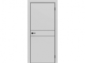 Межкомнатная Дверь Каркасно-Щитовая el’PORTA (Portika) Порта-52 4AB Полипропилен Nardo Grey 900х2000мм (Полотно 1шт.) / Портика 58190-3925.