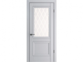 Межкомнатная Дверь Царговая el’PORTA (Portika) Классико-83 Полипропилен Nardo Grey 600х2000мм (Полотно+Коробка+5 Наличников) / Портика 58060-2388.