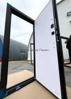Дверь входная 9 см Кантри Эмалит белый внутри