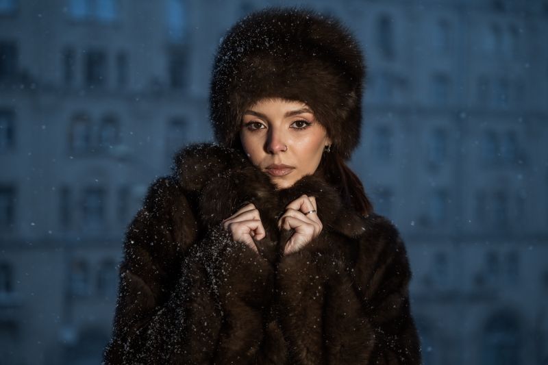 Кубанка из темного соболя со 2-й сединой. 56-59 р-р.