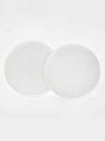 Тарелки Magistro White Snow, набор 2 шт., d=26 см, фарфор, белые