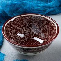 Коса Риштанская Керамика, 500 мл, d=15,5 см, керамика, коричневая