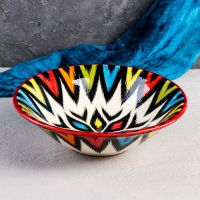 Супница Риштанская Керамика, 2 л, d=28 см, керамика, разноцветная