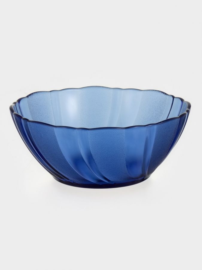 Салатник стеклянный Sea Brim, d=19 см, цвет синий
