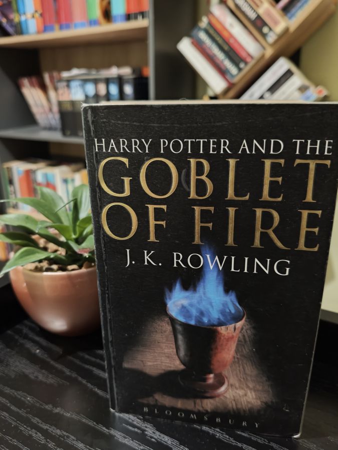 Harry Potter and the goblet of Fire чёрное взрослое издание первый тираж