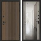 Входная дверь Бункер BN 02 - Зеркало максимум 
Бетон светлый