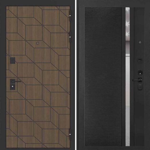 Входная дверь Бункер BN 03 - 31 Черный кварц