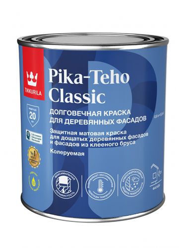 Акрилатная краска Pika-Teho Classic, содержащая масло. Производство Россия