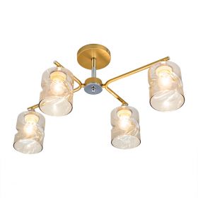 Люстра Потолочная Citilux Клод CL137142 Золото / Ситилюкс