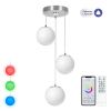 Подвесной Светильник Citilux  Адам Смарт CL228A031 RGB LED Матовый Хром / Ситилюкс