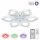 Умная Люстра Citilux Ромби Смарт CL236A160E RGB Белая / Ситилюкс