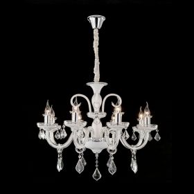 Люстра Стеклянная Citilux Марена CL352180 Белая / Ситилюкс