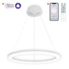 Люстра Подвесная с Пультом Citilux Электрон CL710B64S LED Белая / Ситилюкс
