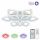Умная Люстра Citilux Ромби Смарт CL236A190E RGB Белая / Ситилюкс