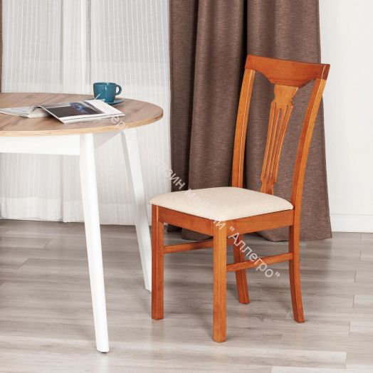 Стул - Гермес/ Hermes, Espresso, ткань бежевая (S178-4)