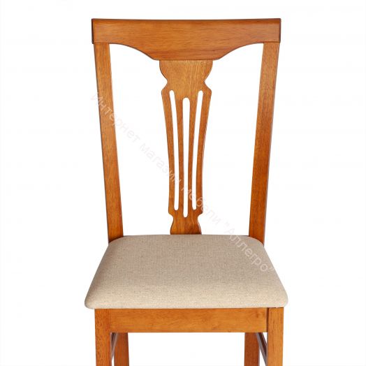 Стул - Гермес/ Hermes, Espresso, ткань бежевая (S178-4)