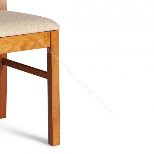 Стул - Гермес/ Hermes, Espresso, ткань бежевая (S178-4)