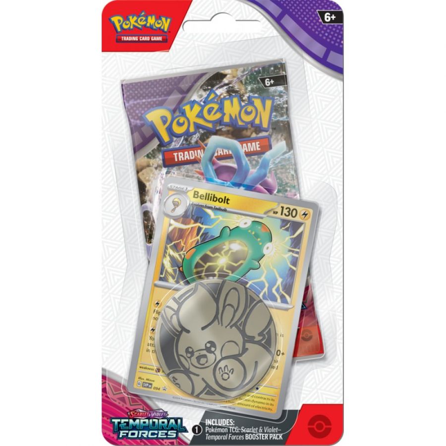 Pokemon TCG. Temporal Forces Single Pack Blister [Bellibolt] [ENG]