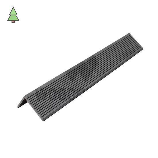 Уголок Антрацит 70*50*4000 мм из МПК WoodGrand