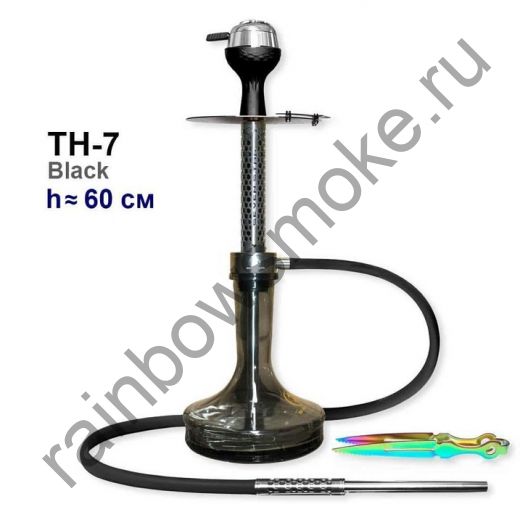 Кальян 7 Star TH-7 Black 60 см