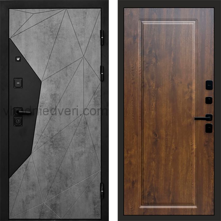Входная дверь Termo-door Авангард Бетон - Гранд Дуб