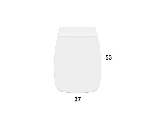 Унитаз напольный приставной Globo Daily DA002 схема 3