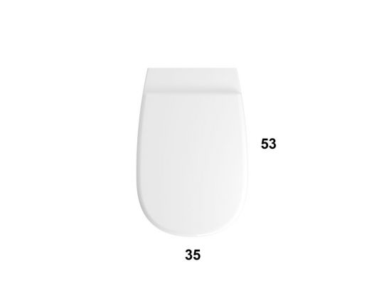 Подвесной унитаз Globo Daily DNS02 без обoдка схема 3