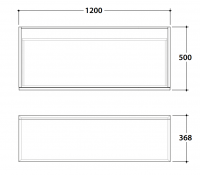 Ящик Globo Javier JA36120 120x50x36,8 схема 3