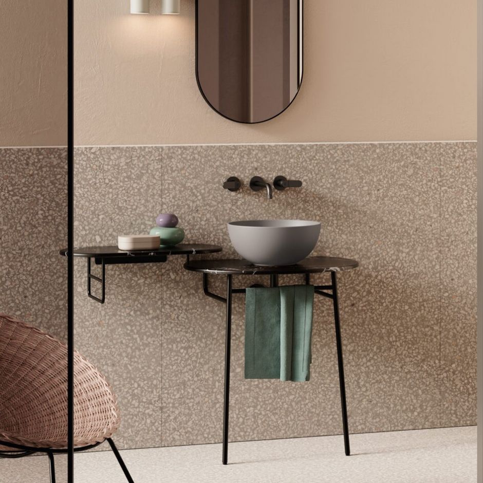 Изображение Напольная консоль Globo Lalita LT041L с отверстием под смеситель