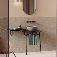 Напольная консоль Globo Lalita LT041L с отверстием под смеситель схема 1