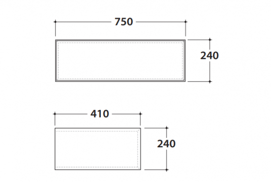 Ящик для хранения Globo New Bob OP022B схема 2