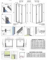 Душевой уголок со складной дверью Radaway Essenza KDJ B 90 х 120 см схема 6