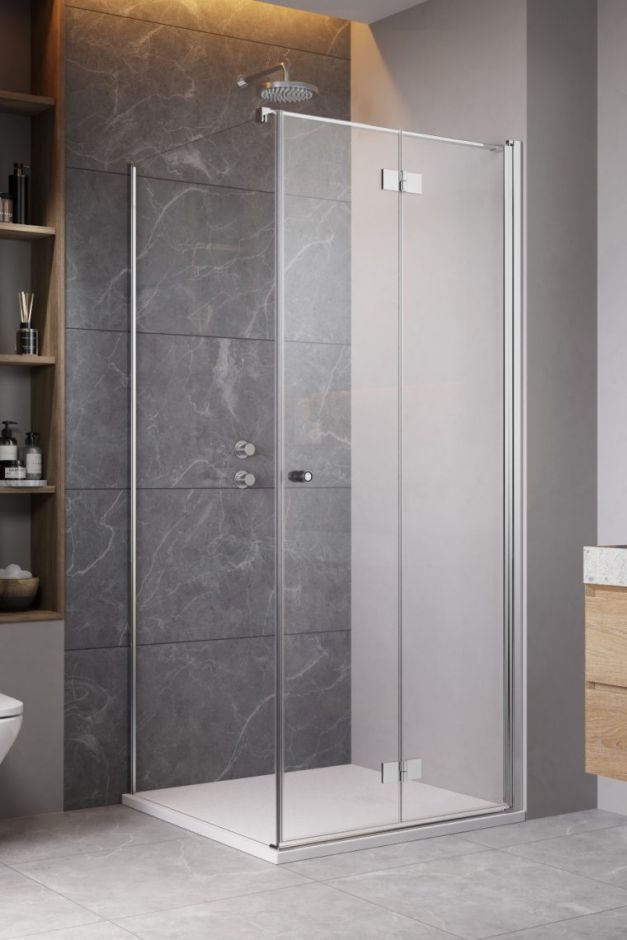 Изображение Душевой уголок со складной дверью Radaway Essenza KDJ B 100 х 75 см