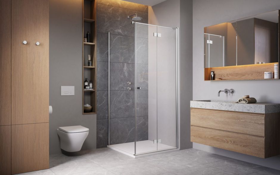 Душевой уголок со складной дверью Radaway Essenza KDJ B 80 х 70 см ФОТО