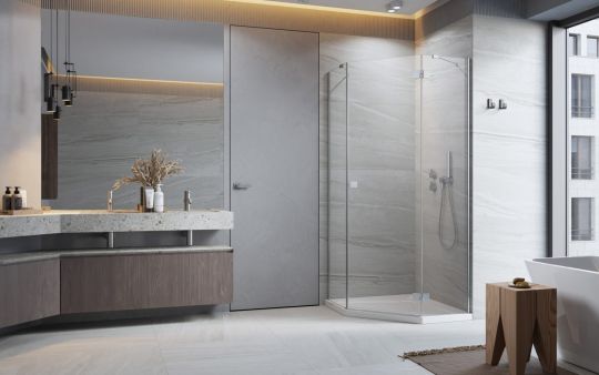 Душевой уголок Radaway Essenza PTJ 100 х 80 см схема 2