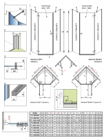 Душевой уголок Radaway Essenza PTJ 100 х 80 см схема 11