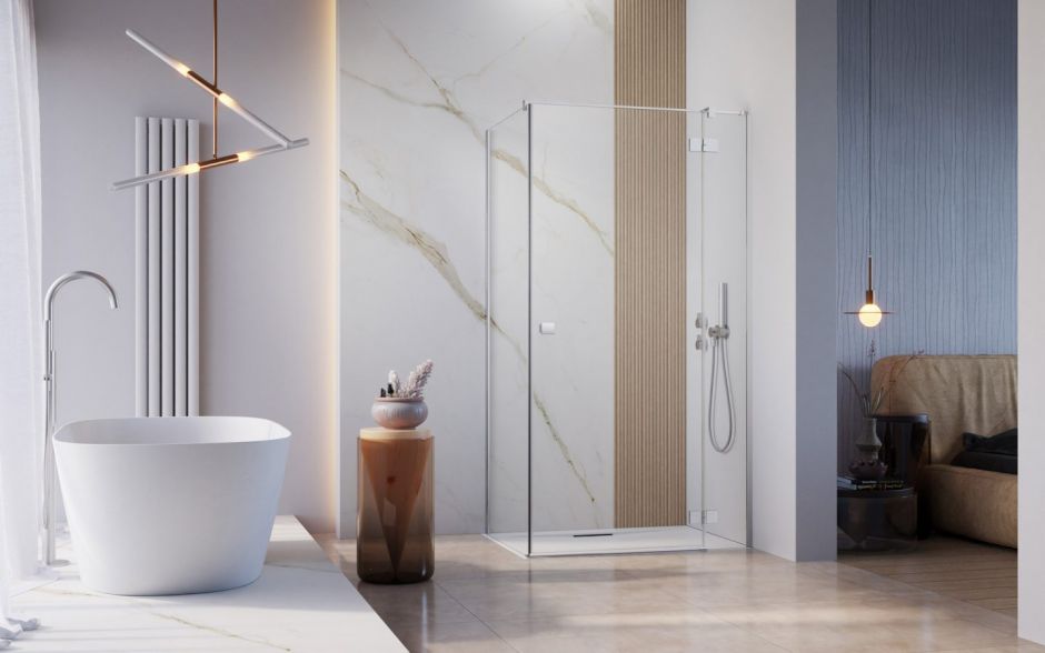 Душевой уголок Radaway Essenza KDJ с распашной дверью 80 х 70 см ФОТО