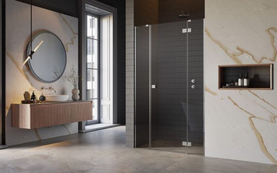 Распашная дверь в нишу Essenza DWJS 110 см схема 2