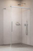 Душевой уголок с раздвижной дверью Radaway Idea 8 QL XL 110 (фронтальная часть) схема 1