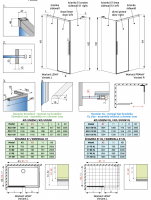 Душевой уголок с раздвижной дверью Radaway Idea 8 QL XL 110 (фронтальная часть) схема 6