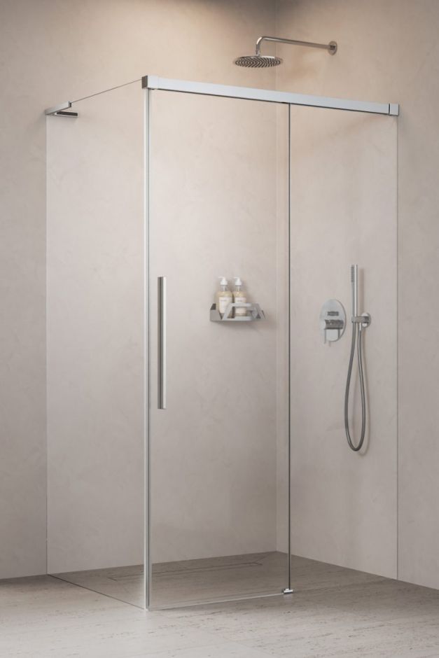 Изображение Душевой уголок с раздвижной дверью Radaway Idea 8 QL XL 100 (фронтальная часть)