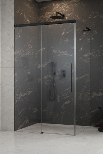 Душевой уголок с раздвижной дверью Radaway Idea 8 QL XL 100 (фронтальная часть) схема 5