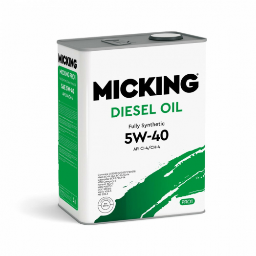 Micking Diesel Oil PRO1 5W-40, 4л