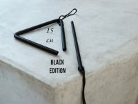 Треугольник музыкальный Black edition 15 см
