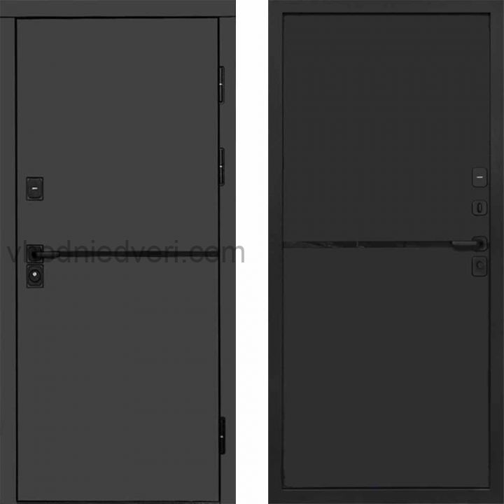 Входная дверь Termo-door Тренд Графит - Нео Black