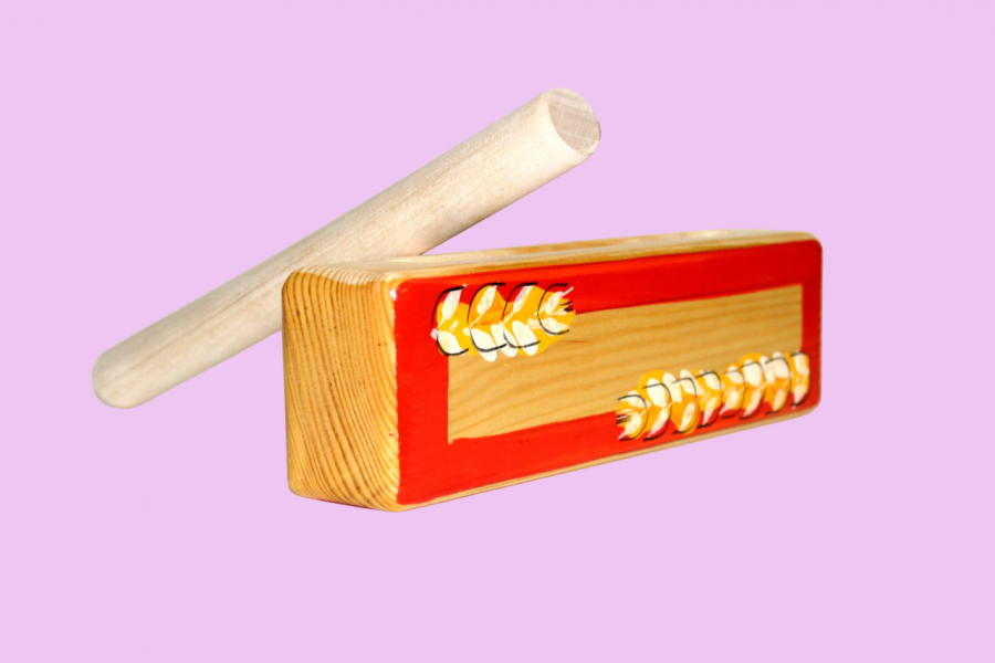 Деревянная коробочка или вуд-блок — ударный музыкальный инструмент