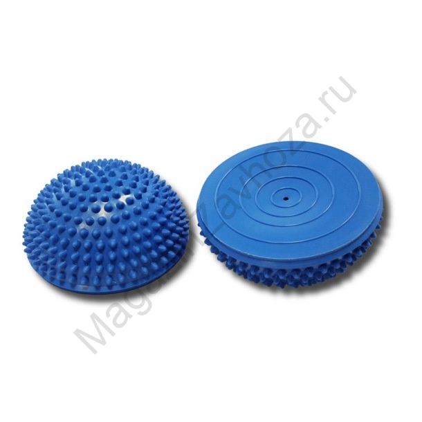 Полусфера массажно-балансировочная (набор 2 шт) синий