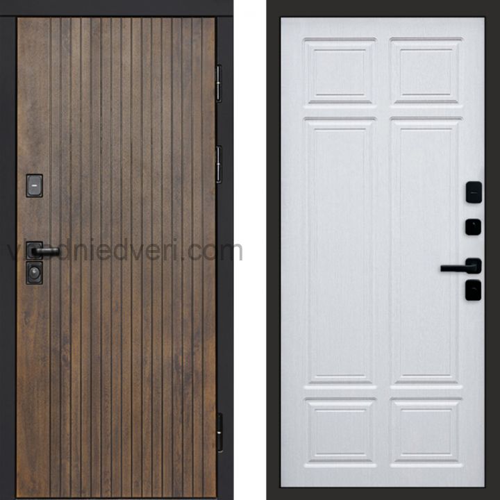 Входная дверь Termo-door Твист Ультра - Лиственница премиум