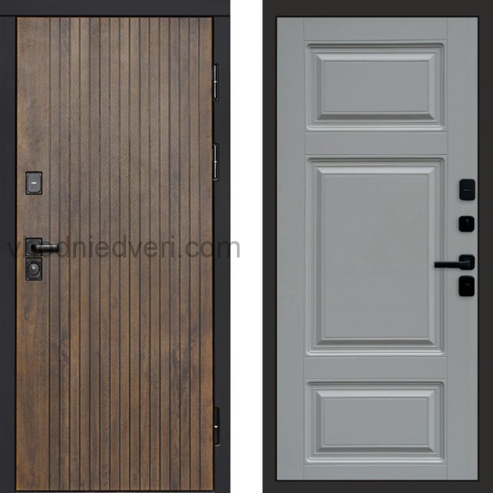 Входная дверь Termo-door Твист Ультра - Лион Грей софт